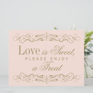 Carte L'amour est doux Vintage Blush Antique Flourish