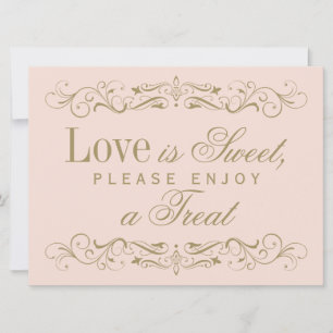 Carte L'amour est doux Vintage Blush Antique Flourish