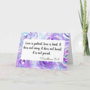 Carte L'amour est patient