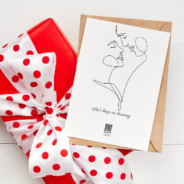 Carte L'amour est un beau chaos - Citation d'amour anniv