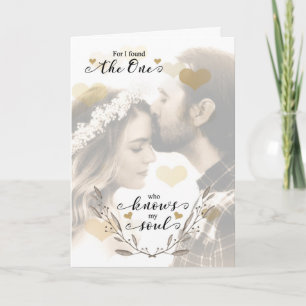 Carte L'amour et la romance ont trouvé celui qui connaît