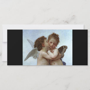 Carte L'Amour et Psyche de Bouguereau, enfants (Cupid)