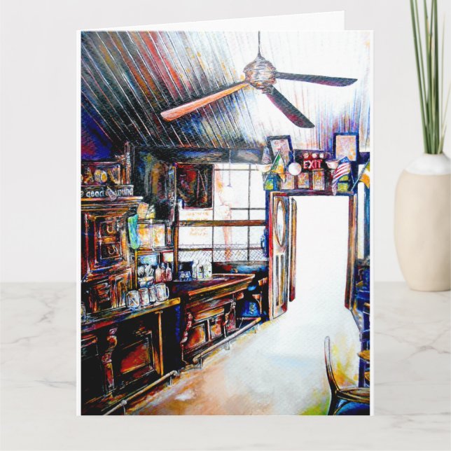 Carte "L'amour n'est pas un mur, c'est un pont" Tableau  (Devant)