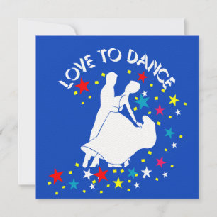 Carte L'amour pour la danse