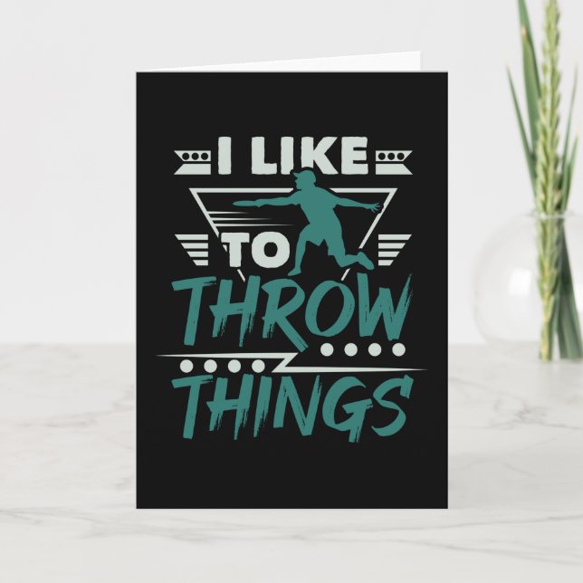 Carte Lancement de la Golf du disque (Devant)