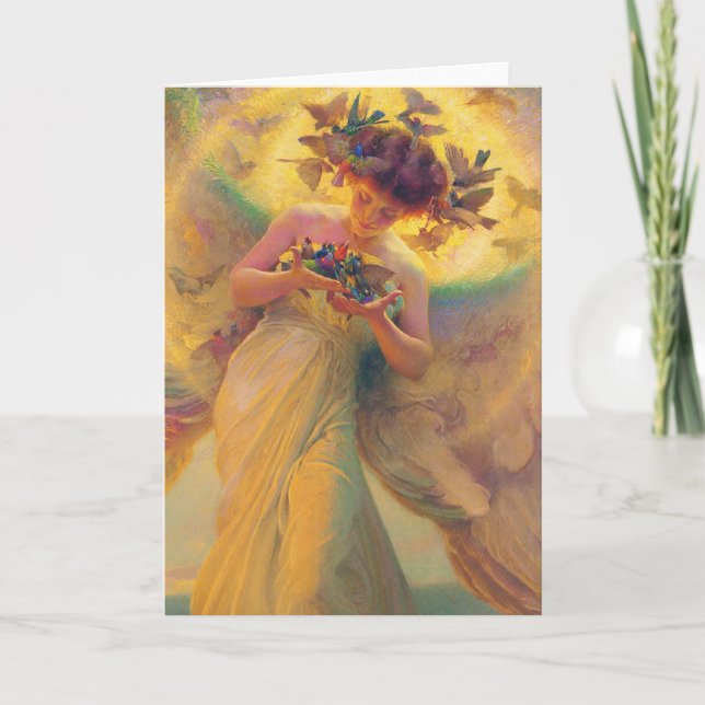 Carte L'ange des oiseaux (Devant)