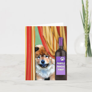 Carte LANGUE POURPRE PINOT par Sandra Miller