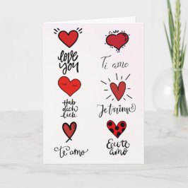 Carte Langues de l'amour 
