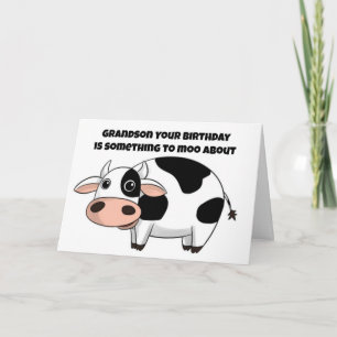 CARTE L'ANNIVERSAIRE DE "GRANDSON" EST QUELQUE CHOSE À M