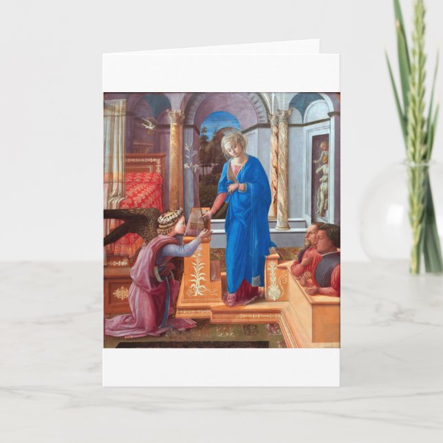 Carte L'Annonciation, Filippo Lippi, 1440 (Devant)
