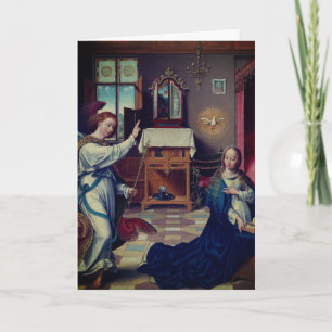 Carte L'Annonciation par Joos van Cleve : Vierge