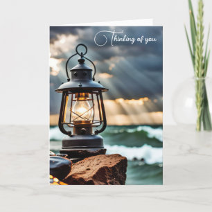 Carte Lanterne Océanique En Tempête