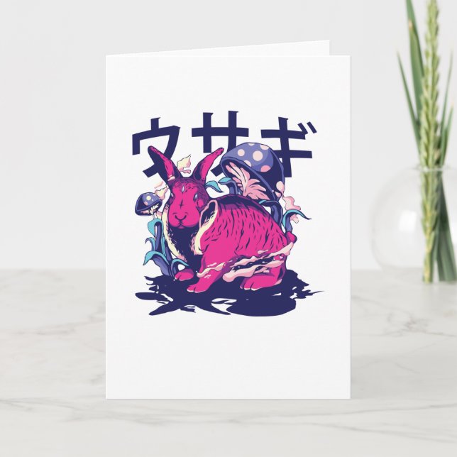 Carte Lapin Alien (Devant)