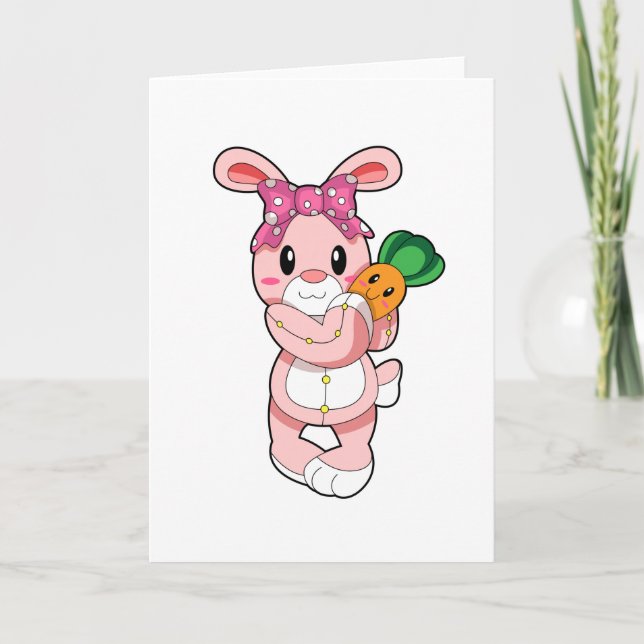 Carte Lapin comme jouet (Devant)