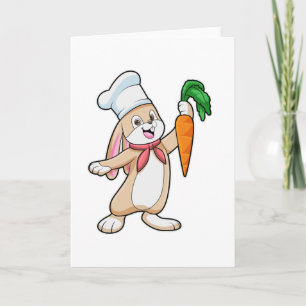 Carte Lapin cuisinier aux carottes