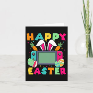 Carte Lapin de jeu vidéo de Pâques Manette de jeu Joueur