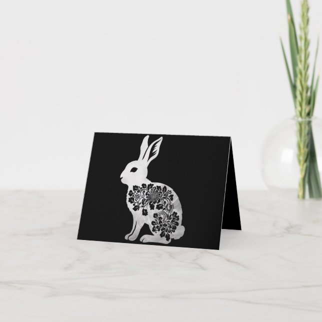 Carte Lapin de Pâques (Devant)