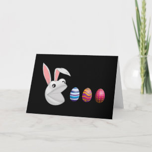 Carte Lapin de Pâques Chasse aux œufs