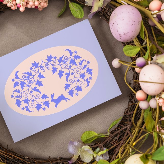 Carte Lapin de Pâques joyeux  (Créateur téléchargé)