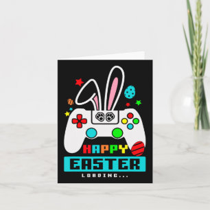 Carte Lapin de Pâques Œuf Jeu Vidéo Garçons Filles Enfan