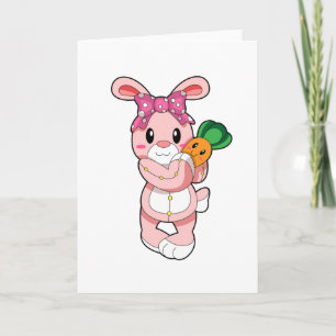 Carte Lapin en jouet