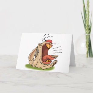 Carte Lapin Pleurant