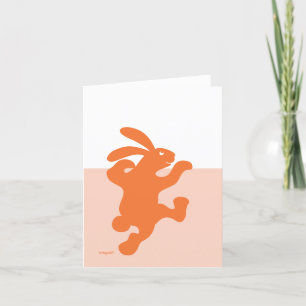 Carte Lapin terriblement orange !