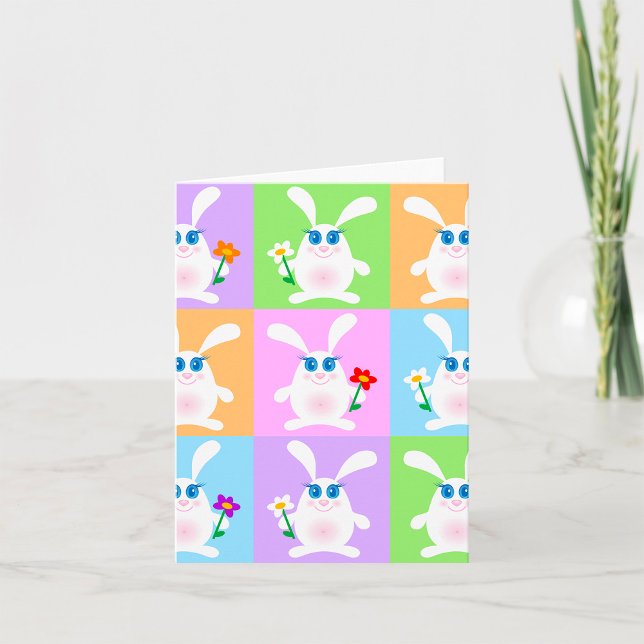Carte Lapins Mignons (Créateur téléchargé)