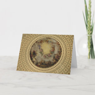 Carte L'apothéose de Washington - capitol rotunda