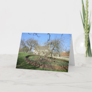 Carte L'arbre de Newton au manoir de Woolthorpe