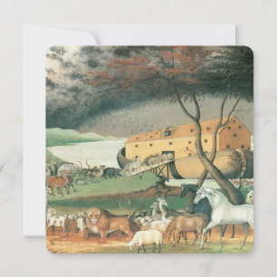 Carte L'Arche de Noé par Edward Hicks, Art folklorique v