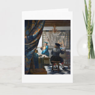 Carte L'art de la peinture, Johannes Vermeer, 1666-1667
