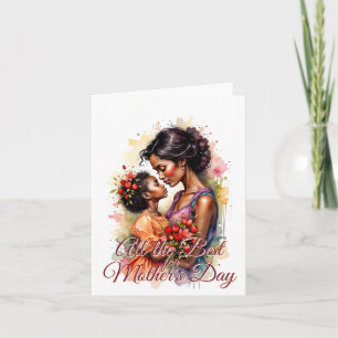 Carte L'art de l'amour de la fête des mères dans le styl