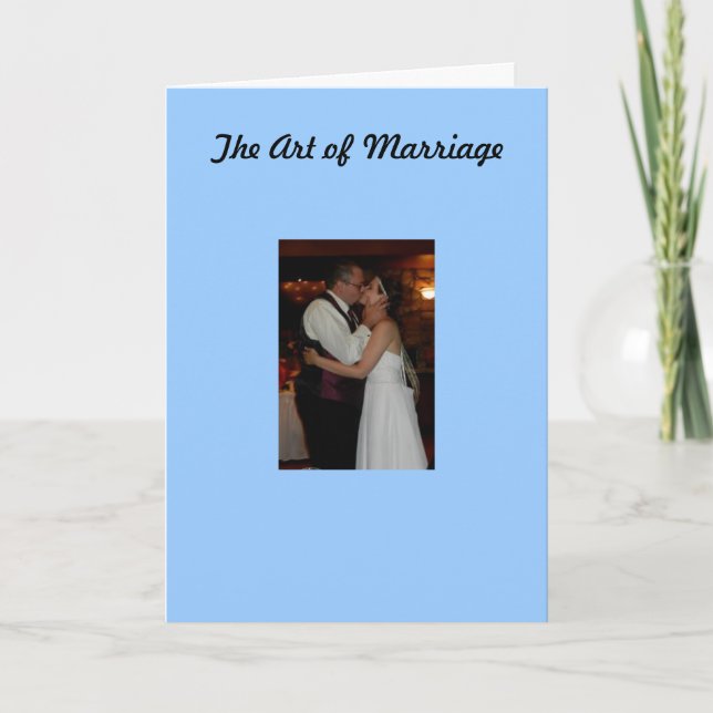 Carte L'art du mariage (Devant)