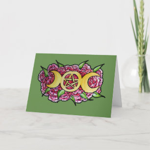 Carte L'art païen de la lune triplée