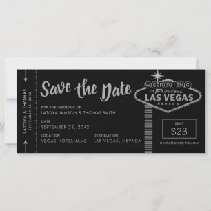 Carte Las Vegas Destination Boarding Pass Enregistrer la