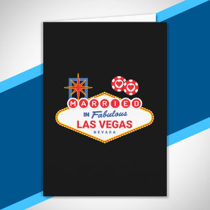 Carte Las Vegas Mariage - Couple marié à Las Vegas