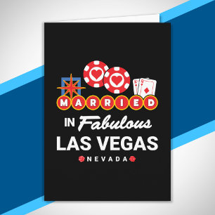 Carte Las Vegas Mariage - Vegas Couple Marié À Vegas