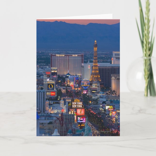 Carte Las Vegas Strip (Devant)