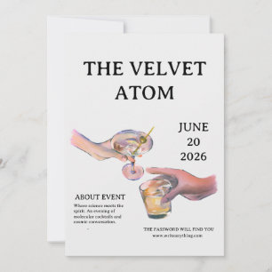 Carte L'Atome Velours : Un Événement de Cocktails Molécu