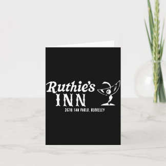 Carte L'auberge de Ruthie Berkeley Californie 