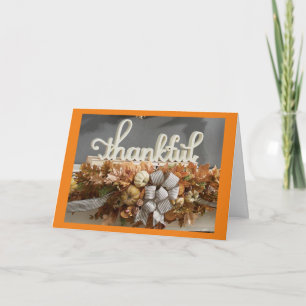 CARTE L'AUTOMNE EST LÀ ET MERCI EST PROCHE