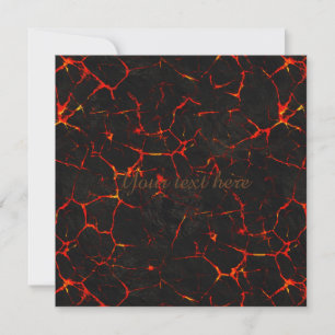 Carte Lave chaude tombante