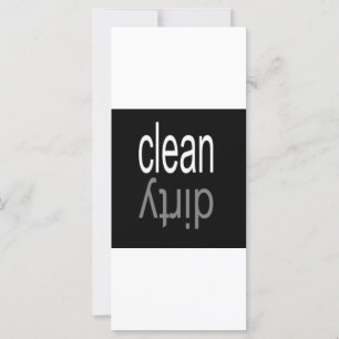 Carte Lave-vaisselle propre/sale