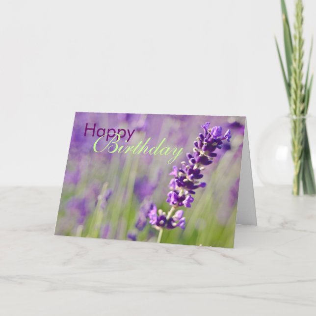 Carte Lavendar (Devant)