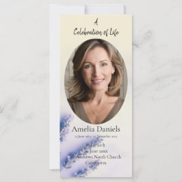 Carte Lavender Celebration of Life Card