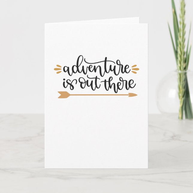 Carte l'aventure est là (Devant)