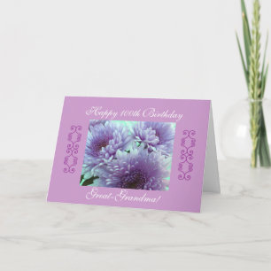 Carte Le 100e anniversaire de la grand-mère