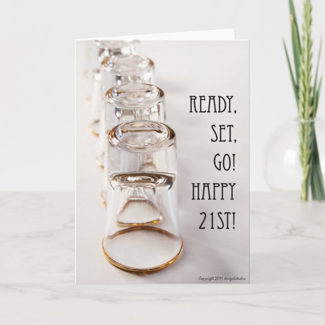 Carte Le 21e anniversaire (Devant)