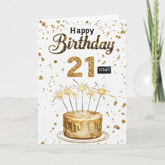 Carte Le 21e anniversaire